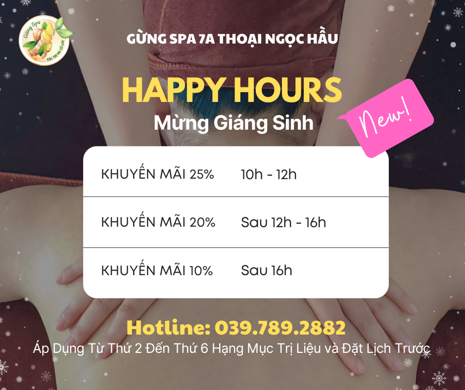 MỪNG GIÁNG SINH - HAPPY HOURS từ THỨ 2 ĐẾN THỨ 6​​​​​​​